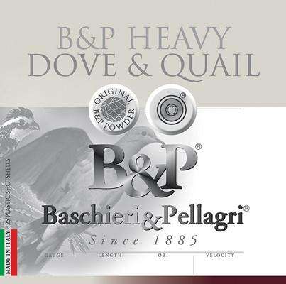 Ammunition Baschiere&Pellagri USA Inc. Ready Series 12Gauge B&P Dove & Quail G 12 ga. 2 3/4in 1 1/8oz-6 shot 1255fps 25 rd/box ammo